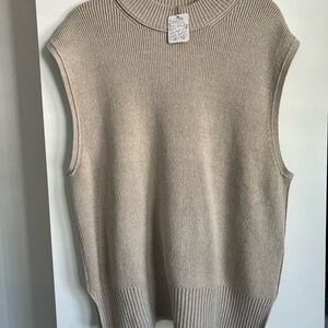 Free People mock neck vest